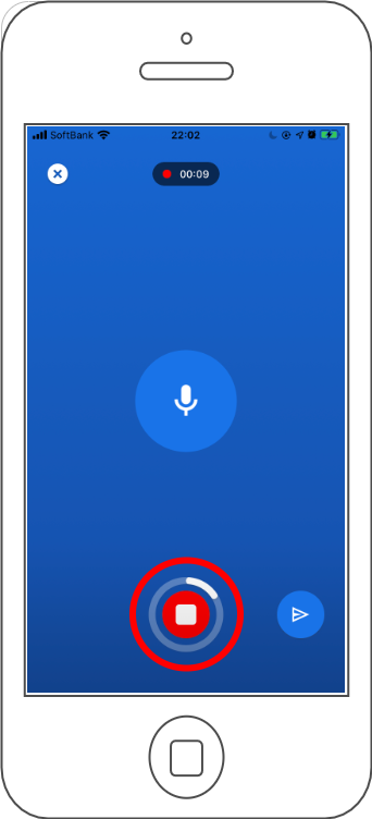 GoogleDuoの音声メッセージの送り方